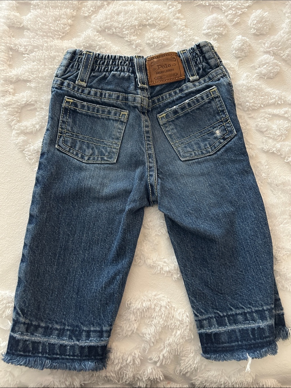 Polo by Ralph Lauren Kids Medium Blue Denim Jeans with Back Pockets